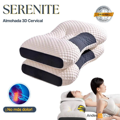 Serenite - 2x1 Almohada 3D con Alineación Cervical Perfecta 💤