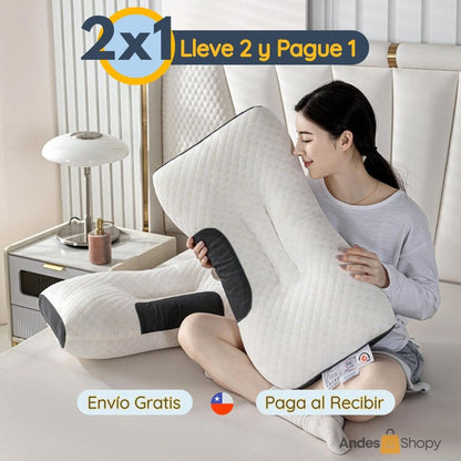 Serenite - 2x1 Almohada 3D con Alineación Cervical Perfecta 💤