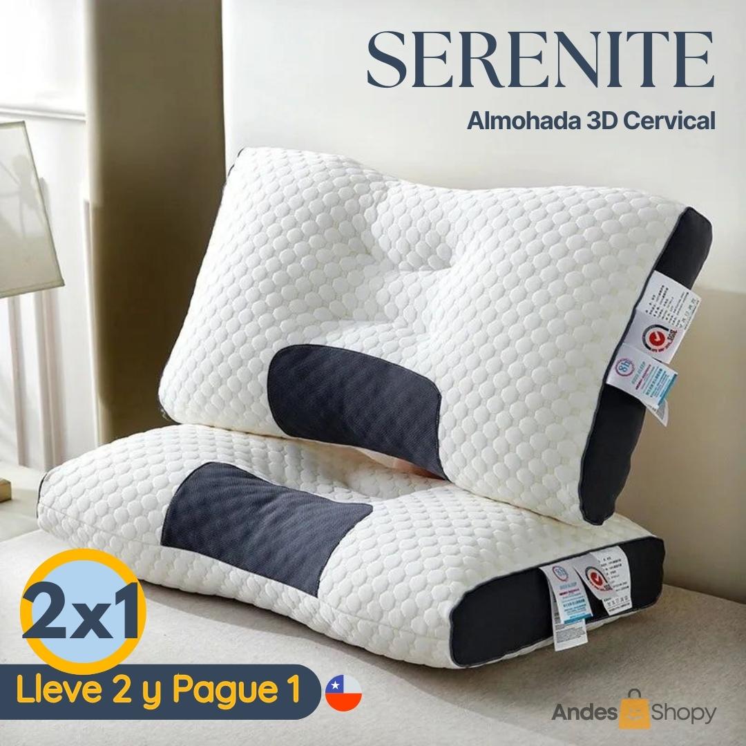 Serenite - 2x1 Almohada 3D con Alineación Cervical Perfecta 💤