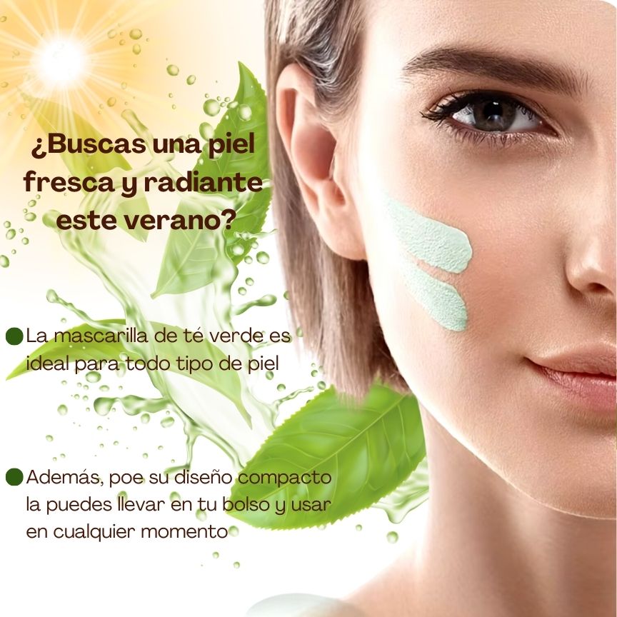 PureTea Glow - Mascarilla de Té Verde en Barra