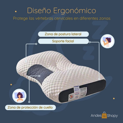 Serenite - 2x1 Almohada 3D con Alineación Cervical Perfecta 💤