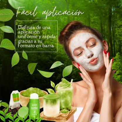 PureTea Glow - Mascarilla de Té Verde en Barra