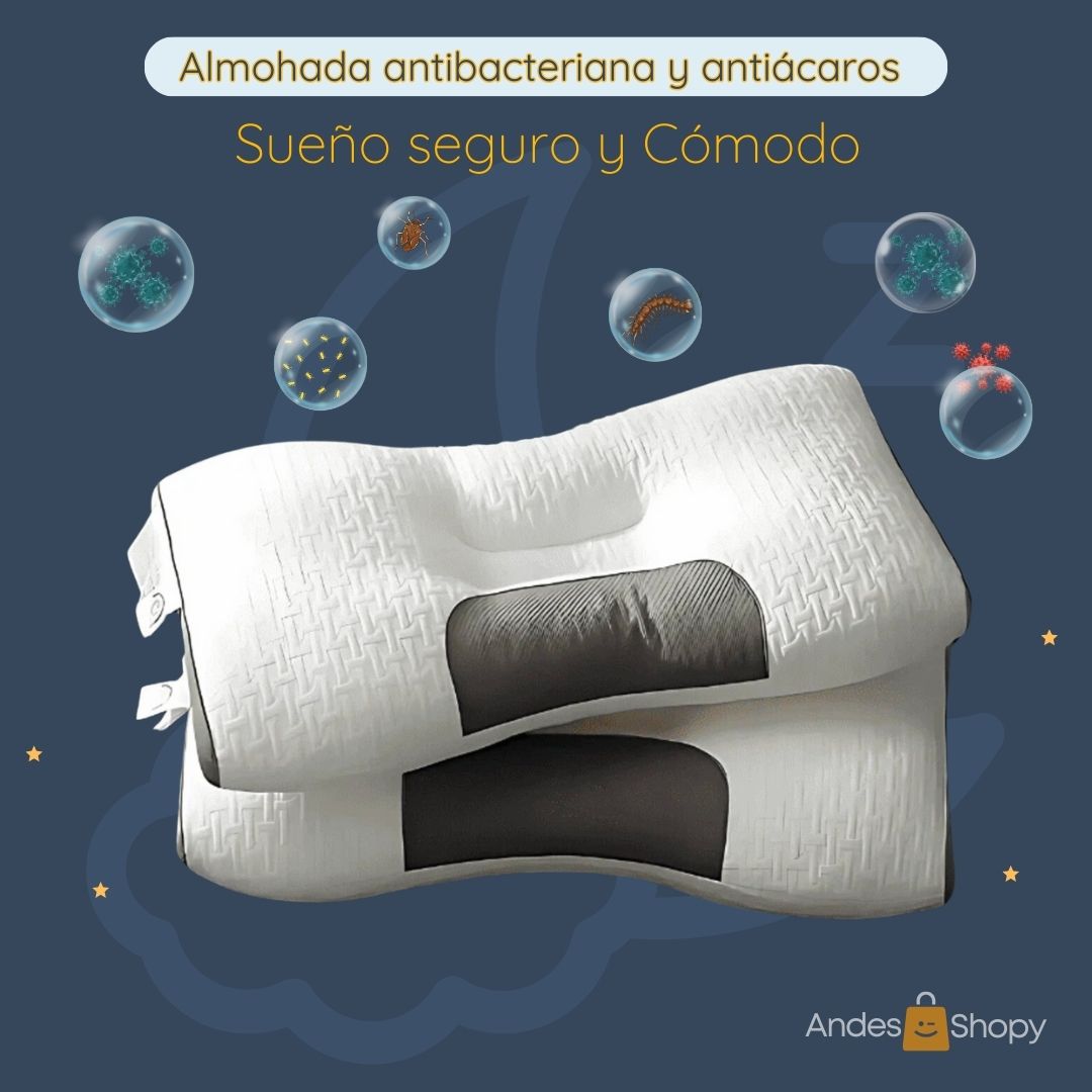 Serenite - 2x1 Almohada 3D con Alineación Cervical Perfecta 💤