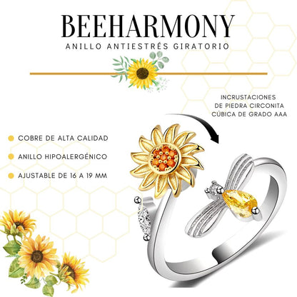 BeeHarmony – Anillo giratorio que Inspira calma 🌻