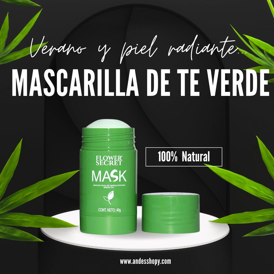 PureTea Glow - Mascarilla de Té Verde en Barra